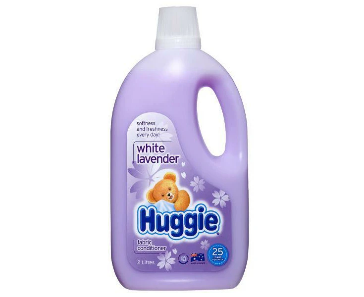 Huggie White Lavender Fabric Conditioner 2L