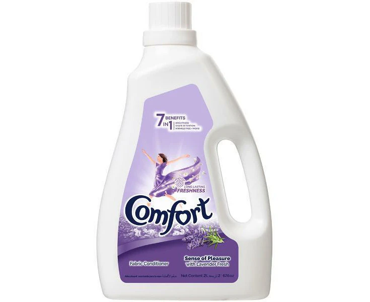 Comfort 7 In 1 Sense of Pleasure With Lavender Scent Fabric Conditioner 2L