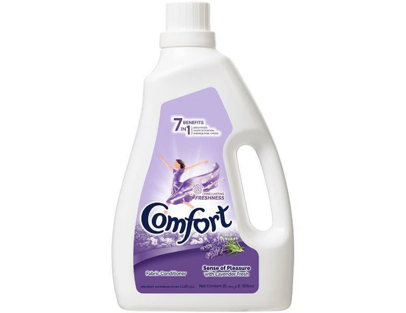 Comfort 7 In 1 Sense of Pleasure With Lavender Scent Fabric Conditioner 2L