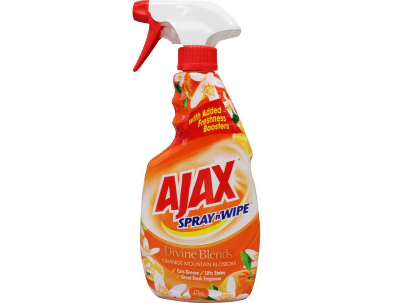 Ajax Spray'n'Wipe Divine Blends Orange Mountain Blossom 475mL