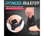 Ankle Brace Support Adjustable Compression Sports Stabilizer Elastic Foot Wrap