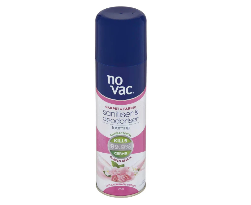 No Vac Sanitiser & Deodoriser Carpet Garden Breeze 290g