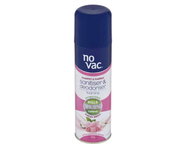 No Vac Sanitiser & Deodoriser Carpet Garden Breeze 290g