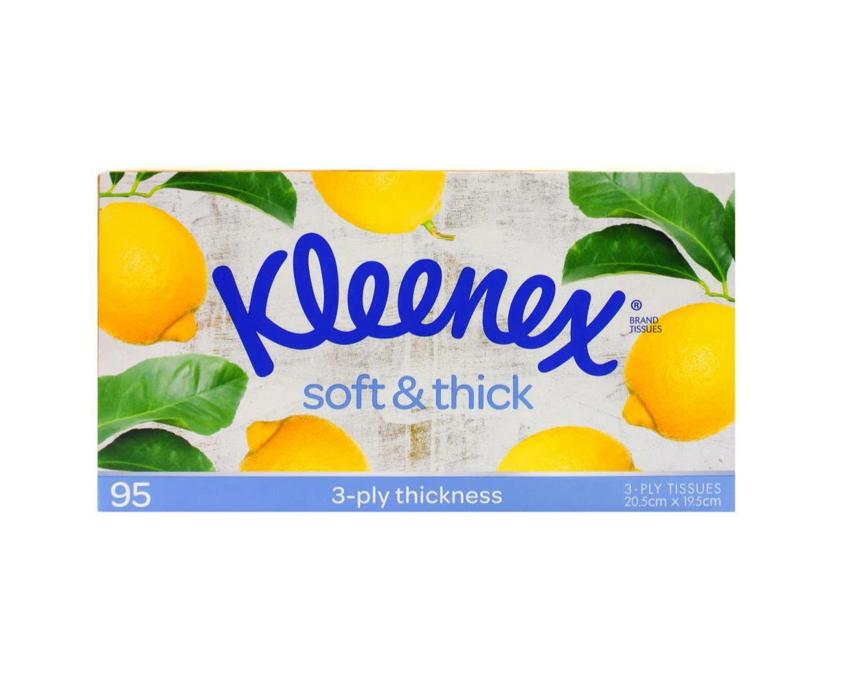 Kleenex Tissues Soft & Thick 3ply Pack of 95's