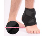 Ankle Brace Support Adjustable Compression Sports Stabilizer Elastic Foot Wrap