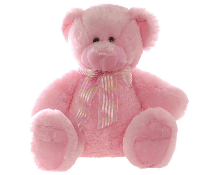 Teddy & Friends Teddy Plush Toy Frankie Pink 30cm Sitting