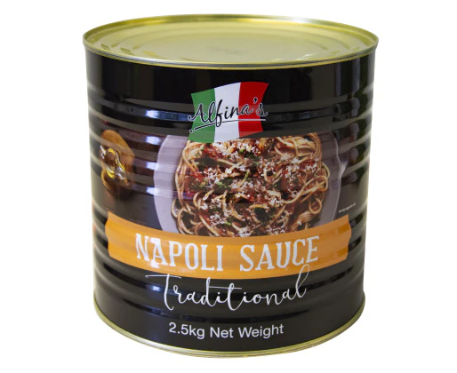 6 X Alfina Sauce Napoli 2.5Kg