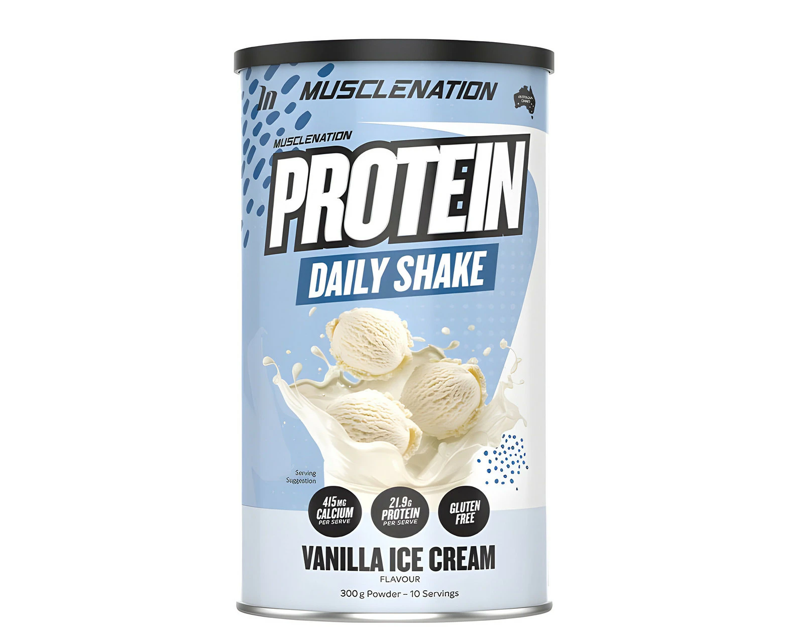 Muscle Nation Daily Shake Vanilla Ice Cream 300g