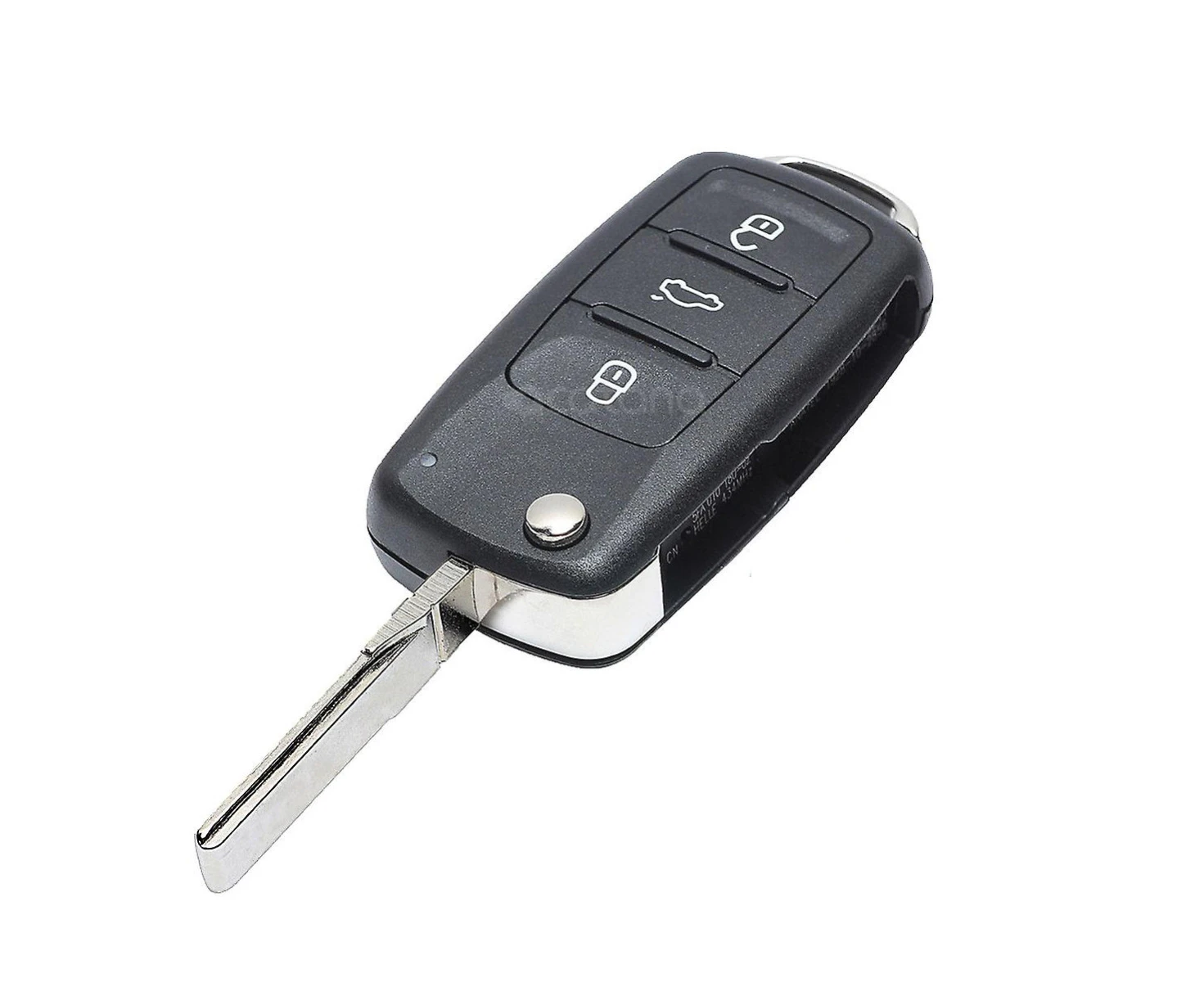 Remote Car Key for Volkswagen VW Jetta Polo Beetle Golf Tiguan Caddy Replacement Flip Fob With Transponder 434MHz Chip 3 Button