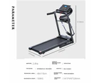 Fitness Master Multi functional 3 Slope Folding Shock Absorbing Electric Treadmill