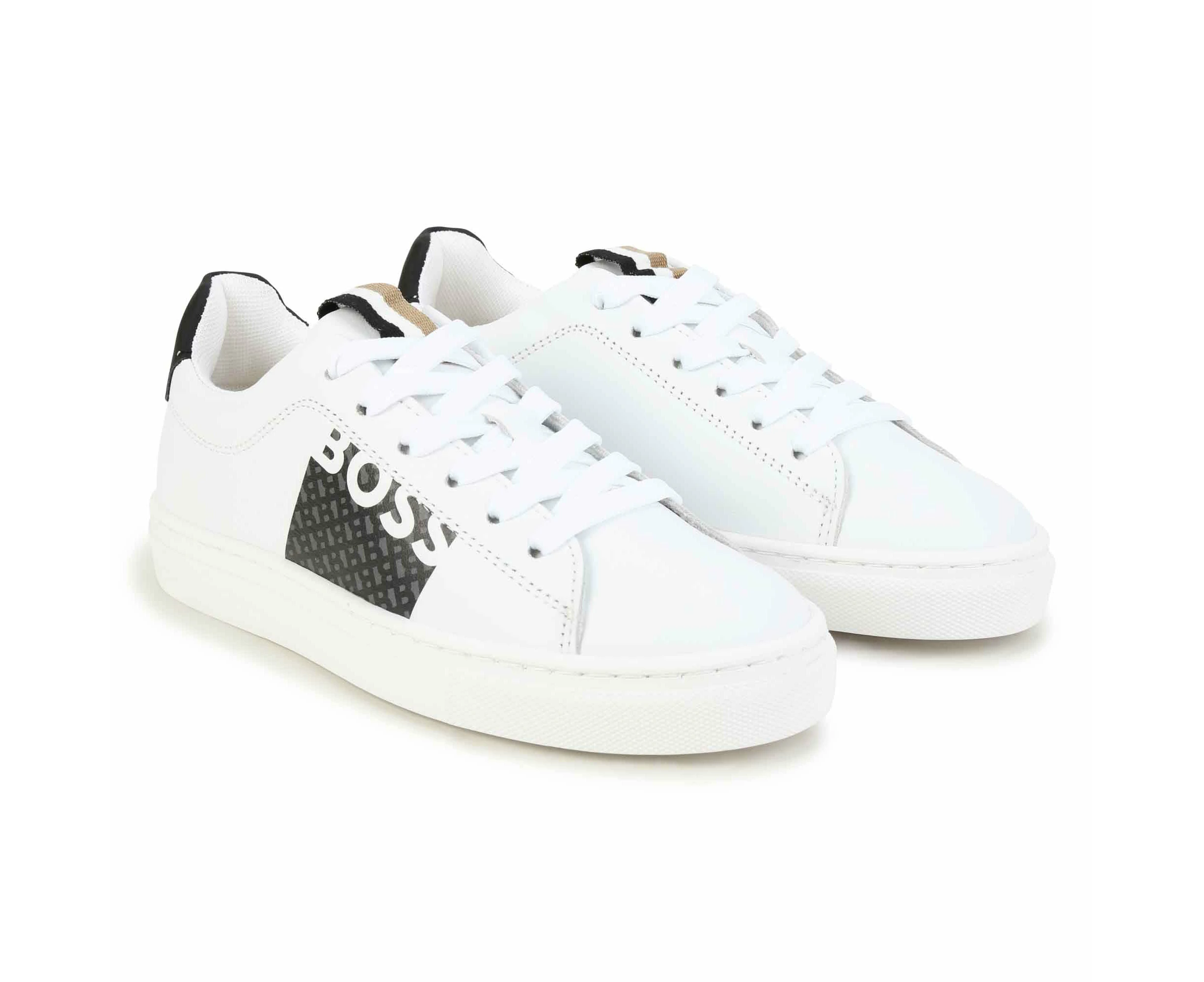 BOSS KIDSWEAR White Trainers