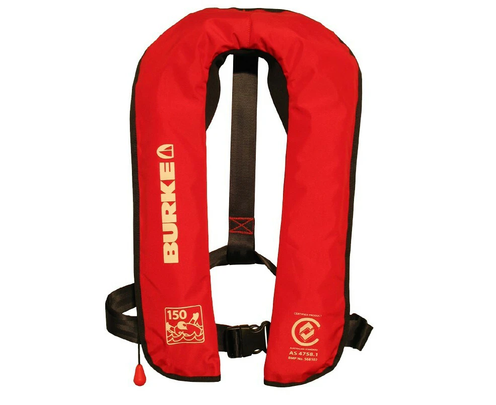 AUTOMATIC  BURKE  INFLATABLE LIFEJACKET L150 PFD1 Life jacket 150N