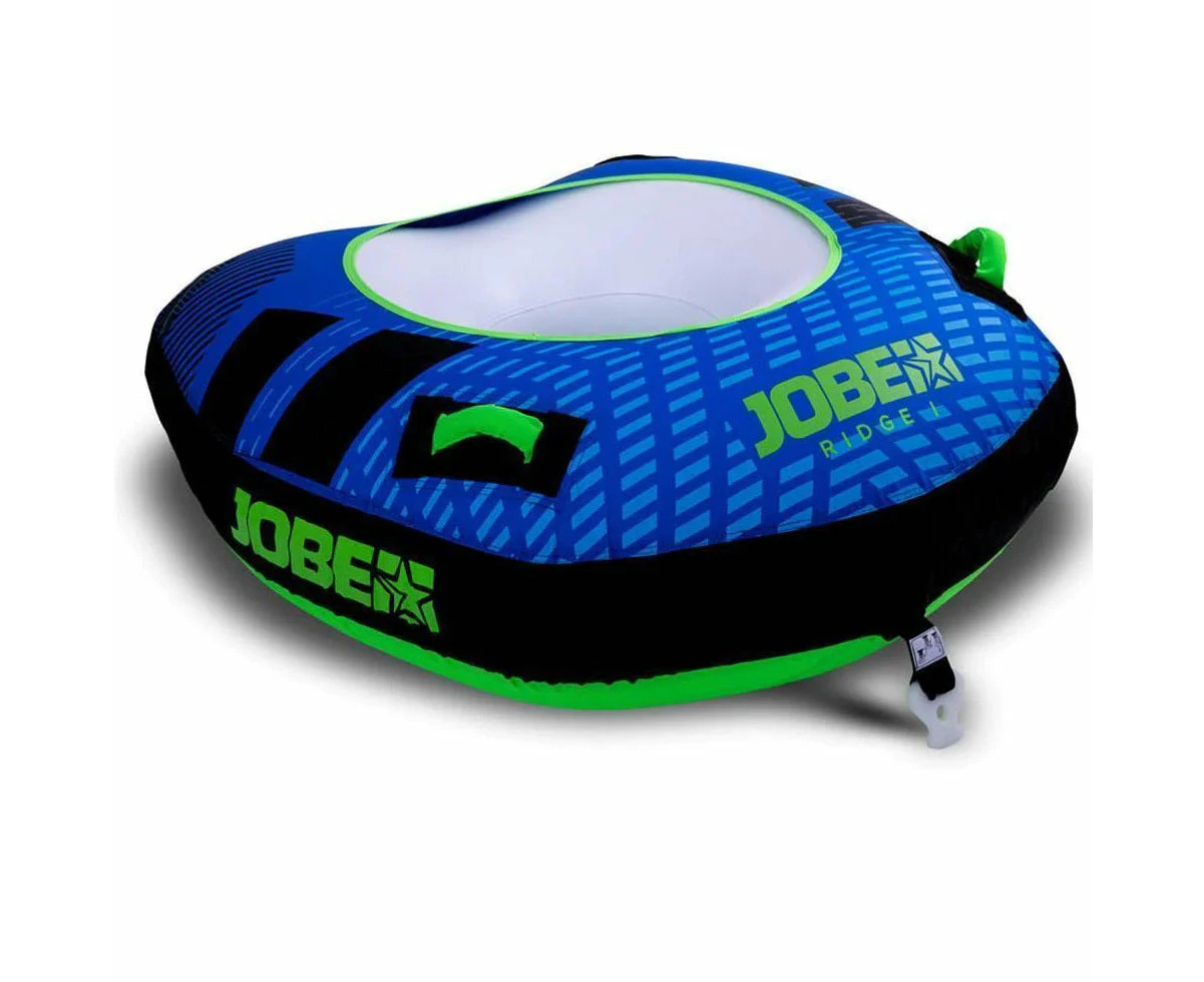 Jobe Ridge 1 Person Inflatable Towable 51 Ski Tube Blue Black