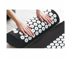 Body Massager Acupressure Cushion Mat Black