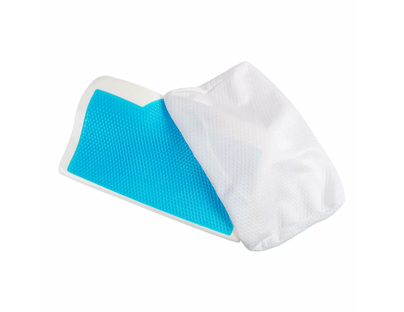 Memory Foam Gel Pillow Curve Cervical Pillow Neck Support Pillow Sleeping Pillow