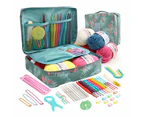 58-Piece Crochet Kit Yarn Knitting Accessories Set Crochet Hook Set for Beginners Style 3