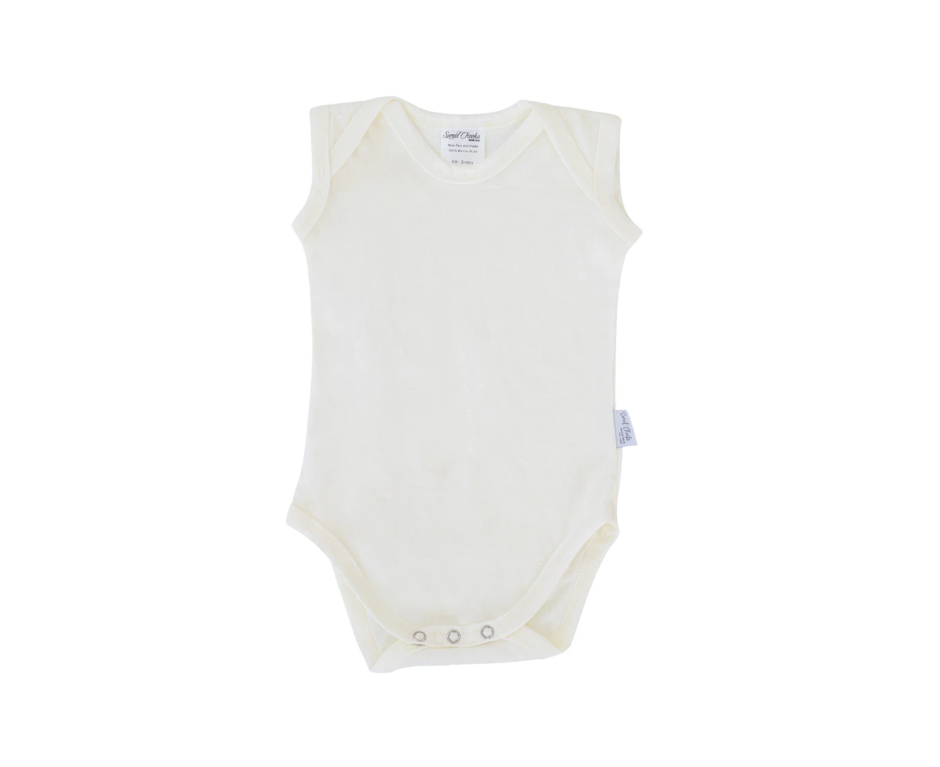 Baby 100% Merino Singlet Bodysuit