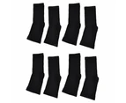 4 Pairs of Unisex Plantar Fasciitis Socks-Black