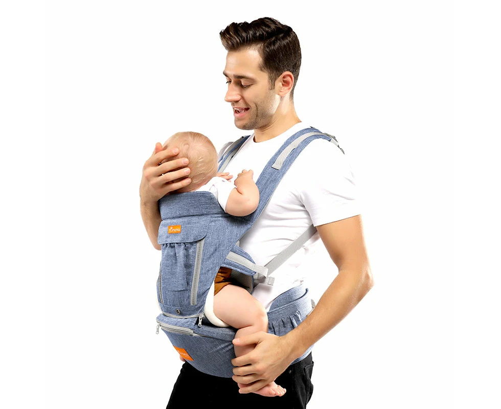 Baby Carrier Baby Carrier Wrap Infant Sling Backpack - Blue