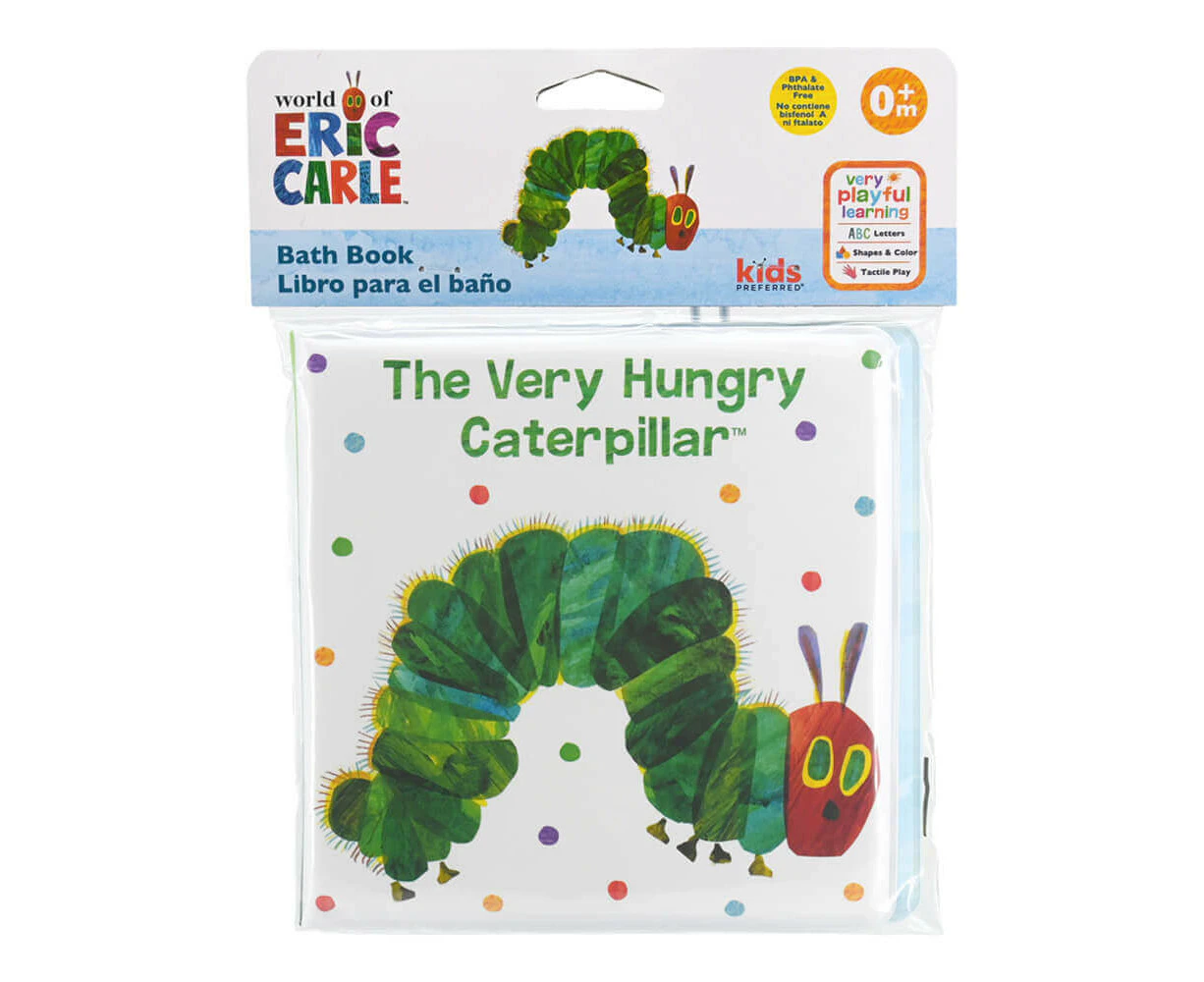 Eric Carle - Very Hungry Caterpillar - Vinyl Bath Book