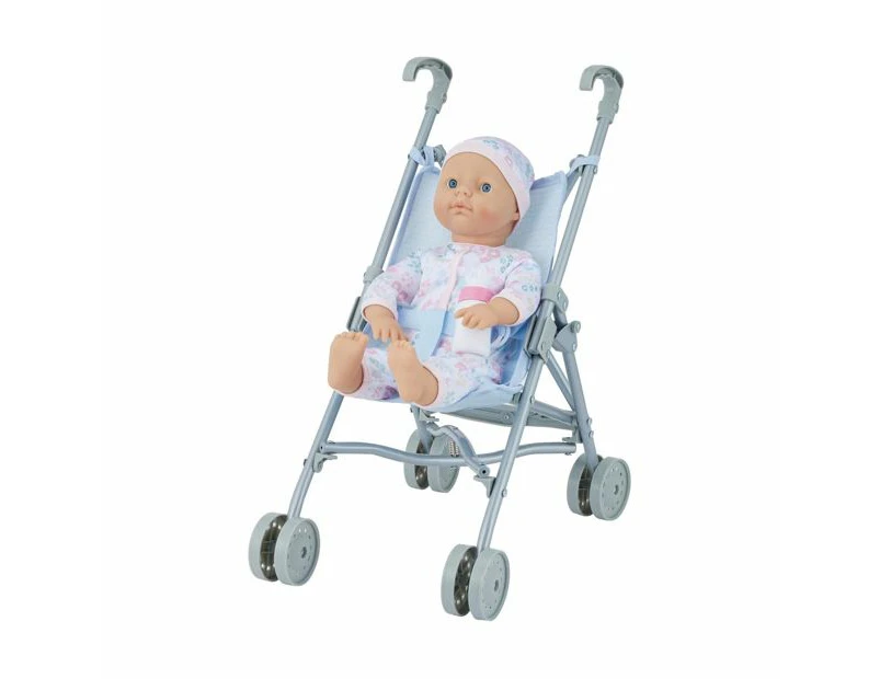 Baby Doll Stroller 3 Piece Set - Anko