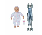 Baby Doll Stroller 3 Piece Set - Anko