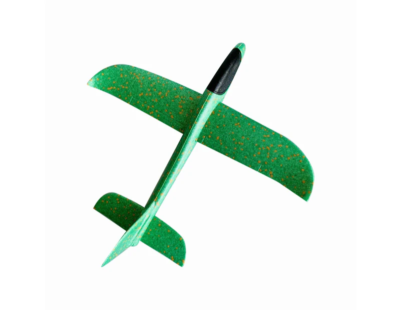 AirPlane Toys Large Foam Hand Throw Plane Glider Kids Outdoor Toy Aeroplane - Green