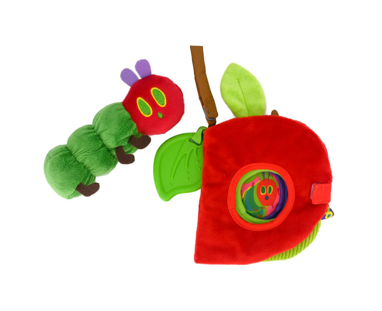 Eric Carle - The Very Hungry Caterpillar 'Storytime Apple & Caterpillar Baby Plush Set', 13cm Height