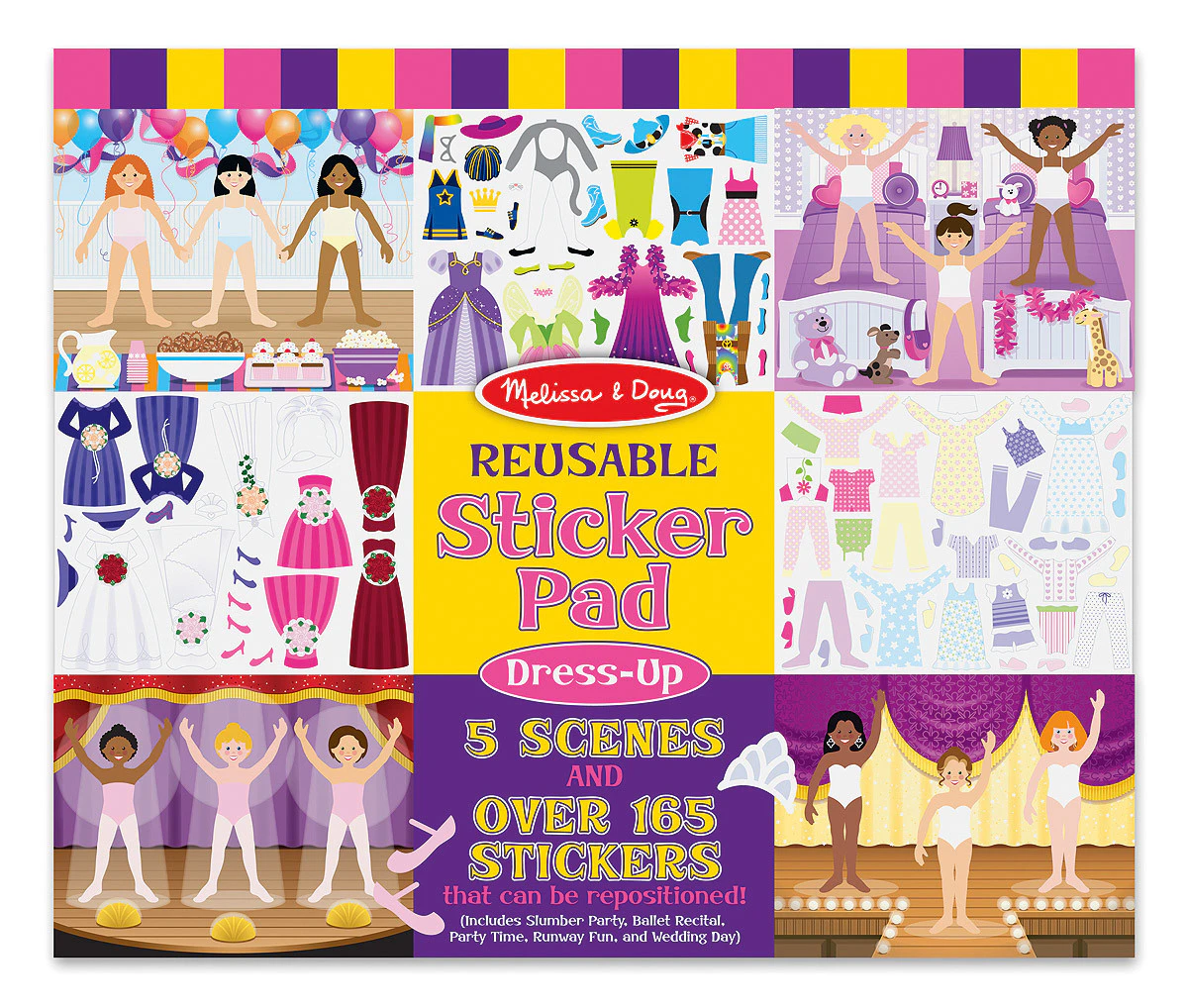 Melissa & Doug Reusable Sticker Pad Dress-Up