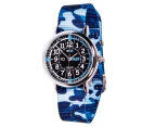 Ertt Easy Read Time Teacher Watch Past/To - Choose from 12 Colors [Colour: Black/Blue Face - Blue Camo]