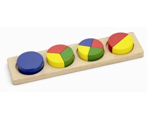 Viga Toys - Fraction Maths Blocks