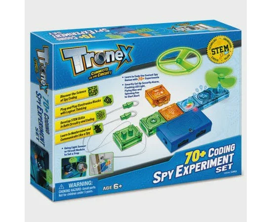 Tronex: 70+ Coding Spy Experiment Set