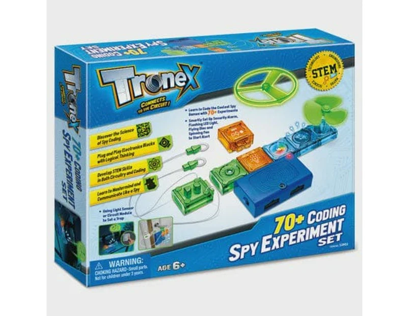 Tronex: 70+ Coding Spy Experiment Set