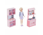 12 Piece Fashion Doll Kitchen Set