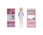 12 Piece Fashion Doll Kitchen Set