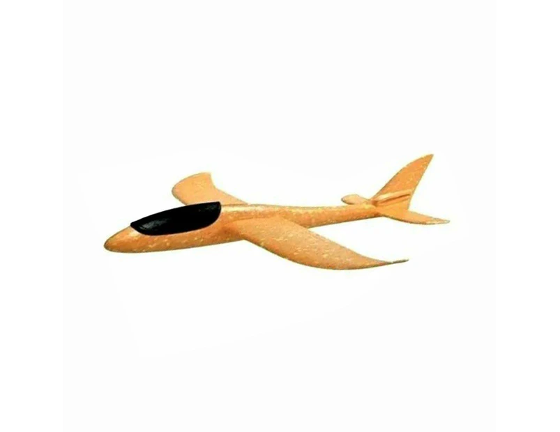 AirPlane Toys Large Foam Hand Throw Plane Glider Kids Outdoor Toy Aeroplane - Orange