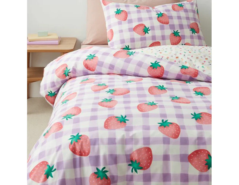 Target Sadie Strawberry Quilt Cover Set