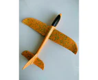 AirPlane Toys Large Foam Hand Throw Plane Glider Kids Outdoor Toy Aeroplane - Orange