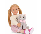 Our Generation Sheela 18-inch Doll & Pet Cat Plush Set