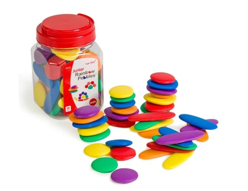 EDX - Junior Rainbow Pebbles (jar of 36)