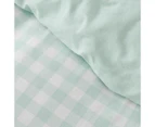 Target Lulu Gingham Linen/Cotton Quilt Cover Set