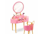 Our Generation Fabulous Fun Vanity Set Pink Vanity Table & Accessories for 18-inch Dolls