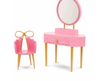 Our Generation Fabulous Fun Vanity Set Pink Vanity Table & Accessories for 18-inch Dolls