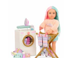 Our Generation Laundry Day 18-inch Doll Washing Machine & Accessories