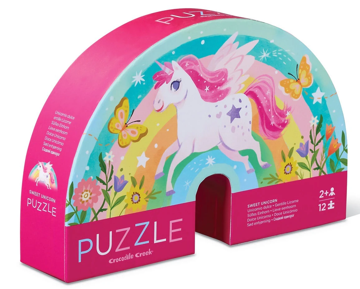 Crocodile Creek - Sweet Unicorn Mini Puzzle 12pc