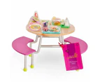 Our Generation Cafeteria Table 23-pc School Cafeteria Table Playset for 18-inch Dolls