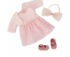 Our Generation Miranda 18-inch Fashion Doll with Pink Dress Outfit