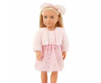 Our Generation Miranda 18-inch Fashion Doll with Pink Dress Outfit