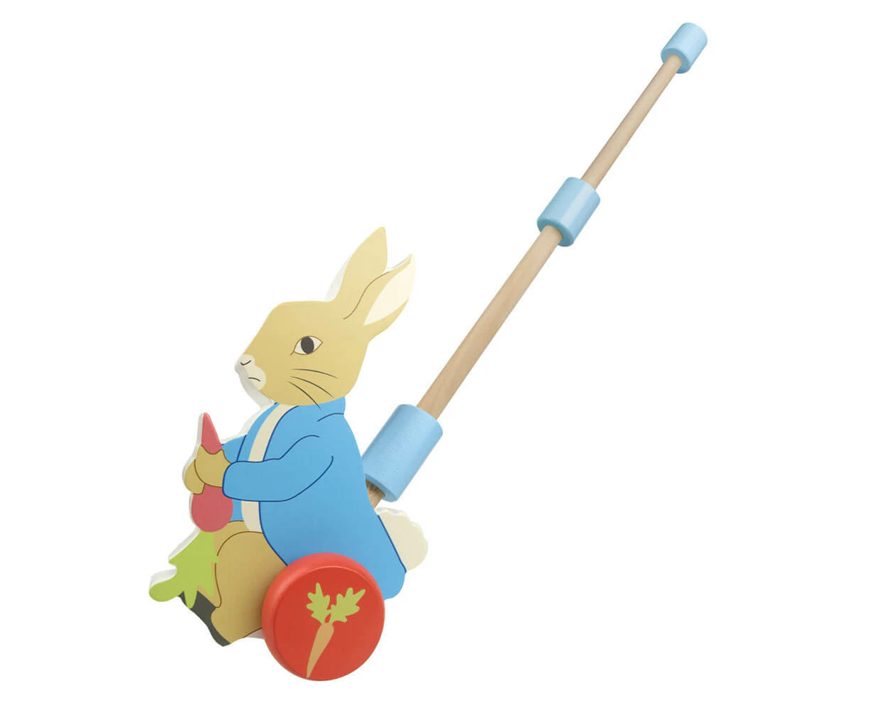 Beatrix Potter Push Along Peter Rabbit Wooden Toys, Jasnor BPOTT02906