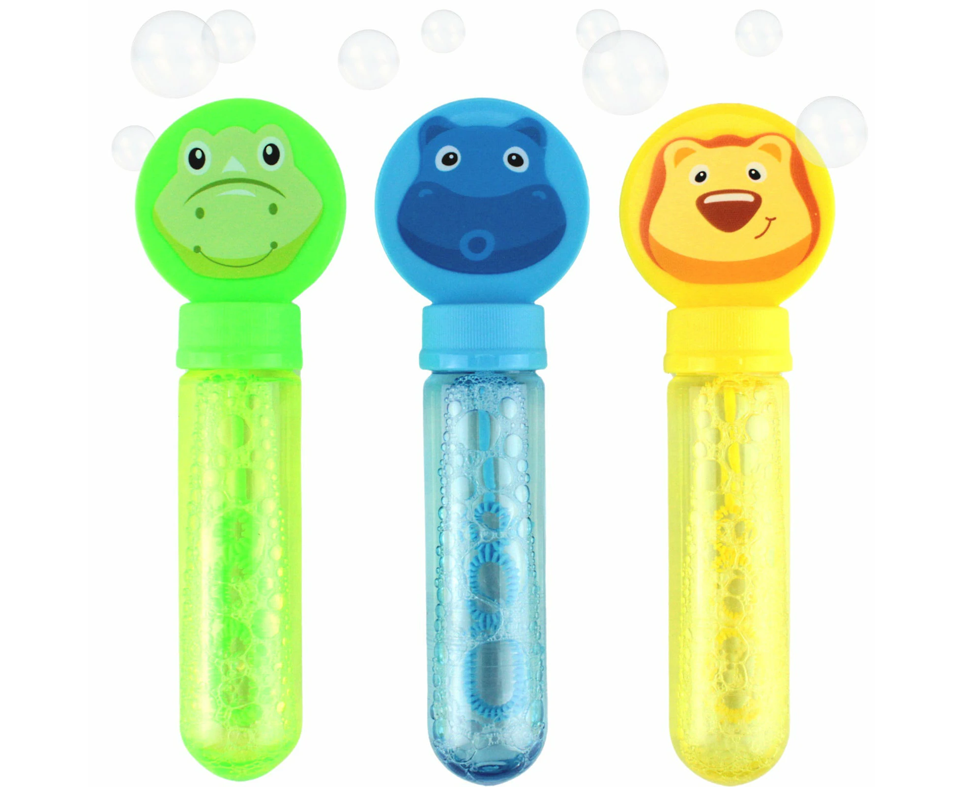 Safari Animal Bubble Wands (Pack of 3)